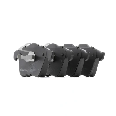 Abbildung von BREMBO P 24 057 Bremsbelagsatz exkl. Verschleißwarnkontakt mit Kolbenclip ohne Zubehör VOLVO: V40 Hatchback, FORD: Focus 2, MAZDA: 3 Hatchback