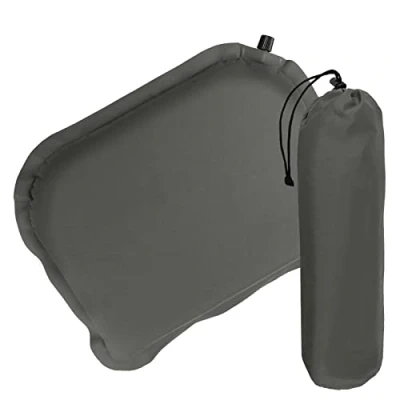 Abbildung von ALPIDEX Selbstaufblasendes Camping Sitzkissen 40 x 30 3,8 cm Stadion Thermo Kissen Isolierend Outdoor Sitzmatte Ultraleicht, Farbe:Stone Grey