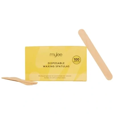 Abbildung von Mylee Premium Salonqualität Einweg Holzspatel zum Waxing, 100 Stück, hygienisch und für Warm Heißwachs geeignet