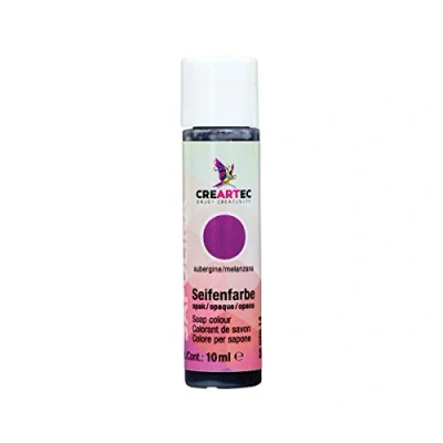 Abbildung von CREARTEC Natürliche Seifenfarbe Opak Seifenherstellung/Seifenkreationen Farbe: Aubergine Inhalt: 10ml Made in Germany