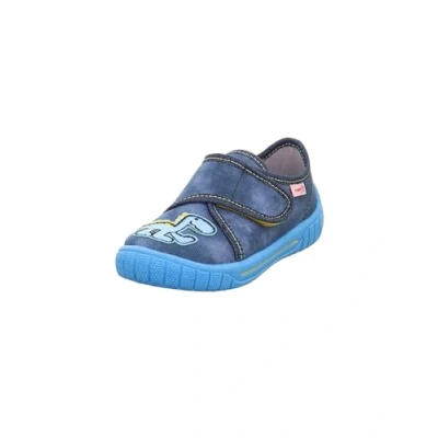 Abbildung von Superfit BILL Hausschuh für Kinder, Größe: 24, Dunkelblau/hellblau Schuhe