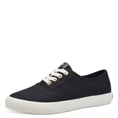Abbildung von Tamaris Damen Sneaker Low Textil Vegan; BLACK/GOLD/schwarz; 36