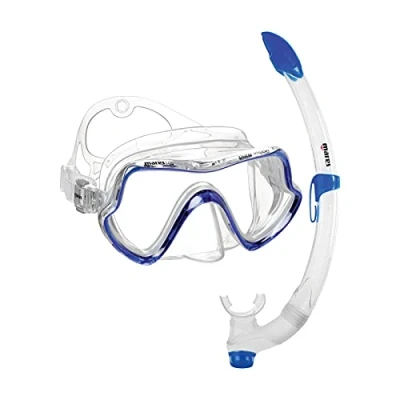 Abbildung von Mares Aquazone Combo Pure Vision, bestehend aus Maske und Schnorchel Erwachsene Unisex, Gelb