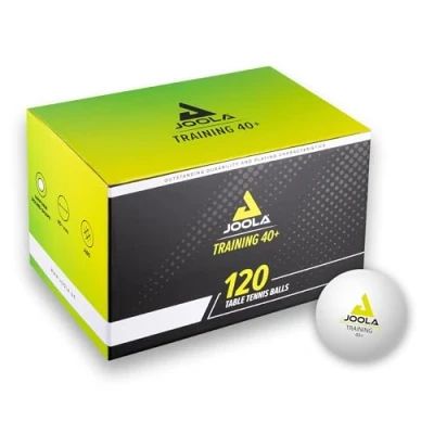 Abbildung von JOOLA 44230 Tischtennisbälle TRAINING 40+ Tischtennis Bälle 120er Karton, Weiss