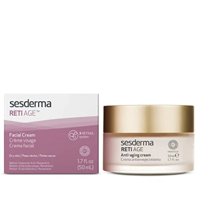 Abbildung von Sesderma Reti Age Anti Aging Creme Pflege Reife Haut Retinol Falten Erste Anzeichen der Hautalterung
