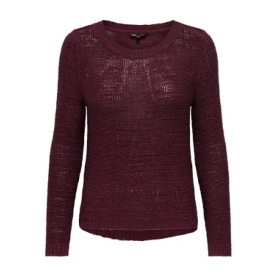 Abbildung von ONLY Damen ONLGEENA XO L/S KNT NOOS Pullover, 15113356, Cabernet,XL