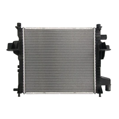 Abbildung von THERMOTEC D7R059TT Kühler, Motorkühlung Aluminium 428 388 22 Kühlrippen gelötet RENAULT: TWINGO 1