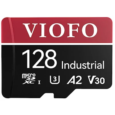 Abbildung von VIOFO 128GB Speicherkarte SD Karte, hohe Geschwindigkeit mit Adapter, MLC V30 U3, Kompatibel für 1080P 2K 4K WiFi Dashcam Auto Kamera