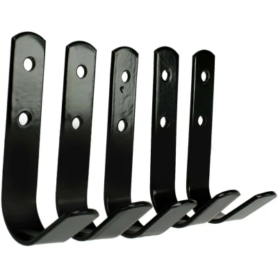 Abbildung von Harry&#039;s Horse Stallhaken 5St Schwarz 10cm