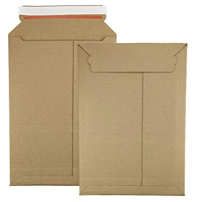 Abbildung von Netuno 10 Braun Versandtaschen aus Wellpappe DIN B4+ 26,5 x 35,5 cm 354g braune Briefumschläge Pappe Warensendung Kartonversandtaschen Büchersendung Versandhüllen stabil