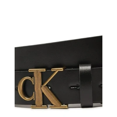 Abbildung von Calvin Klein Jeans MONO Plaque BELT 30MM Gürtel, Damen, Größe: 95, Black