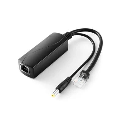 Abbildung von Gigabit PoE Splitter 12V 1A Ausgang mit IEEE 802.3af Standard konformem 10,100,1000Mbps Power Over Ethernet Adapter für IP Kamera CCTV Überwachung 5,5 x 2,1 mm DC Steckerkabel (PS5712G)