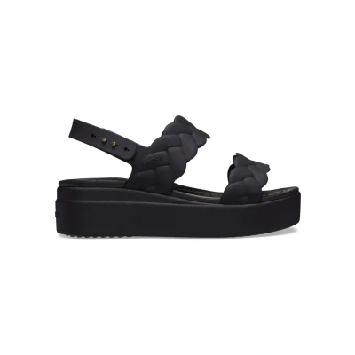Abbildung von Crocs Brooklyn Plateausandalette, Damen, Größe: 38.5, black Schuhe