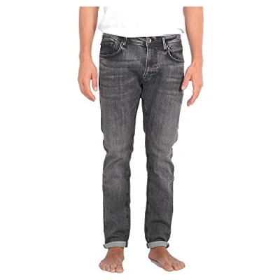 Abbildung von Hurley Herren M Cyrus Oceancare Denim Hose Freizeithose, grau, 44