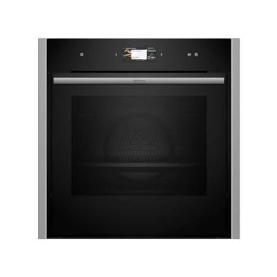Abbildung von NEFF B64FT33N0 Einbau Dampfbackofen N90, Integrierbarer Backofen 60 x 60cm, Slide&amp;Hide, Full Touch TFT Display, Multipoint Bratenthermometer, Soft Open &amp; Close, Schwarz