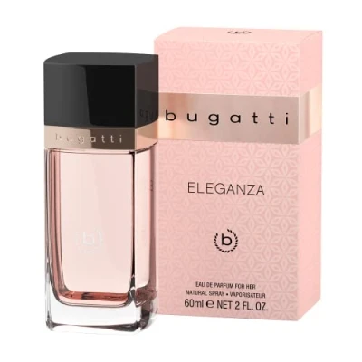 Abbildung von bugatti Parfüm Damen ELEGANZA EdP 60ml I Sinnliches Eau de Parfum für jedes Alter und jeden Anlass Elegante Kombination aus Erdbeere, Cassis, Iris &amp; Vanille Fruchtig, pudrig warm