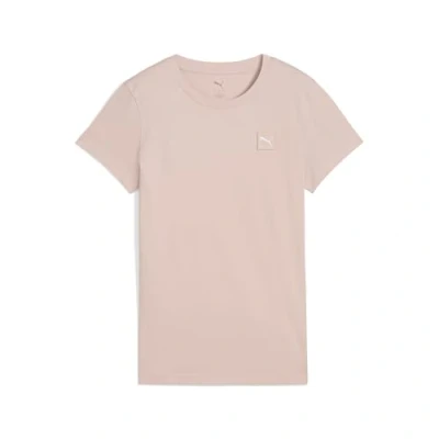 Abbildung von Puma ESS Elevated Tshirt basic, Damen, Größe: Medium, Rose quartz