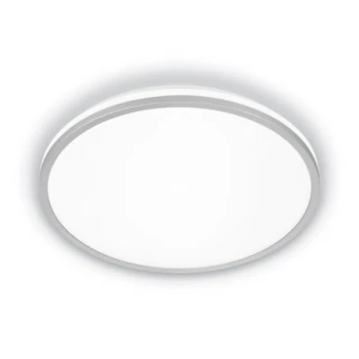 Abbildung von LED Deckenleuchte Pulap A, chrom matt, Ø 33 cm, Kunststoff