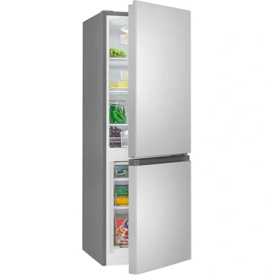 Abbildung von Bomann® Kühlschrank mit Gefrierfach 143cm hoch Kühl Gefrierkombination 175L 3 Ablagen &amp; Schubladen Türanschlag wechselbar leise Kühlgefrierkombi 39db KG 320.2 weiß
