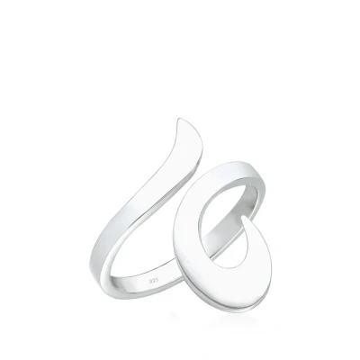 Abbildung von Elli Ornament Ring, Damen, Größe: 54, Silber