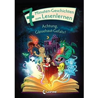 Abbildung von Leselöwen Das Original 7 Minuten Geschichten zum Lesenlernen Achtung, Gänsehaut Gefahr!: Erstlesebuch für Kinder ab 6 Jahren