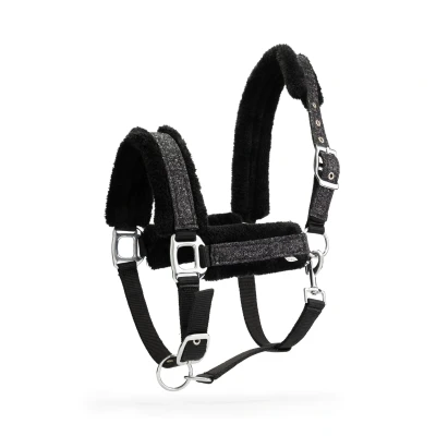 Abbildung von Mrs. Ros Halfter Glitter Schwarz Warmblut