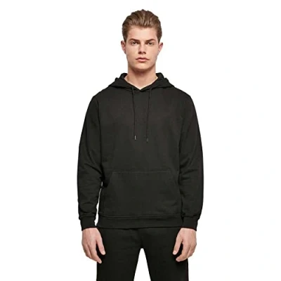 Abbildung von Build Your Brand Herren BB001 Basic Hoody Kapuzenpullover, Black, S