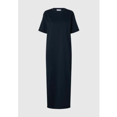 Abbildung von Selected Femme Slfessential Pocket NOOS Maxikleid, Damen, Größe: 34, Dark sapphire