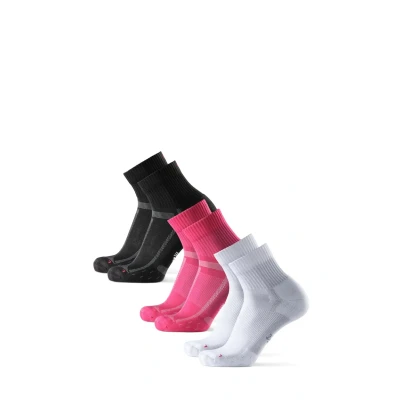 Abbildung von Danish Endurance LONG Distance Running 3 PACK Sportsocken, Größe: 39 42, Multicolour black pink white