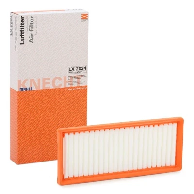 Abbildung von MAHLE ORIGINAL LX 2034 Luftfilter 36,0 111 269,0 Filtereinsatz SMART: Fortwo II Coupe, Convertible