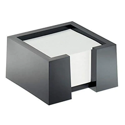 Abbildung von Durable Zettelkasten Cubo, schwarz, mit 500 Notizzetteln im Format 90x90 mm, 772401