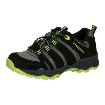 Abbildung von Lico Unisex Kinder Fremont Trekking &amp; Wanderhalbschuhe, Grau Schwarz Lemon, 29 EU