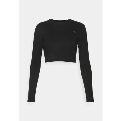 Abbildung von Alpha Industries FIT Langarmshirt, Damen, Größe: Small, Black