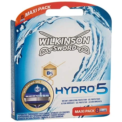 Abbildung von Wilkinson Sword Hydro 5 Rasierklingen für Herren Rasierer, 12 Stück