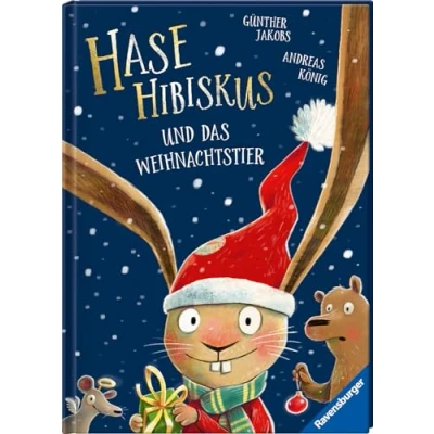 Abbildung von Hase Hibiskus und das Weihnachtstier