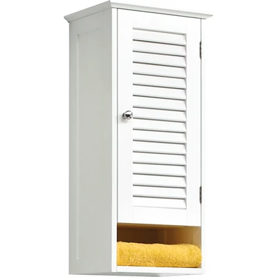 Abbildung von Saphir Hängeschrank »Quickset 928 Wand Badschrank, 1 Tür, Einlegeboden, Nische« Badezimmer Hängeschrank, 32 cm breit, Weiß, Landhaus Stil