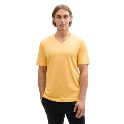 Abbildung von TOM TAILOR T Shirt aus Baumwolle mit Logo Print, Dove Blue, XXL
