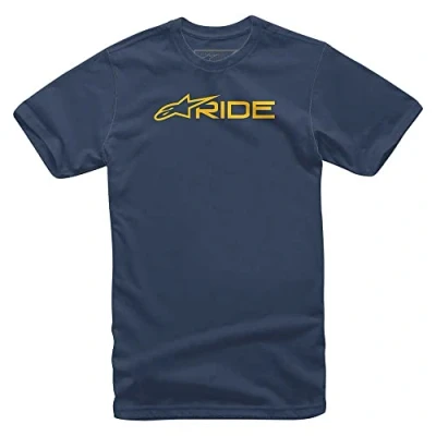 Abbildung von Alpinestars Herren Ride 3.0 Tee T Shirt Kurzarmshirt für Männer mit Rundhalsausschnitt Schwarz und Rot. S