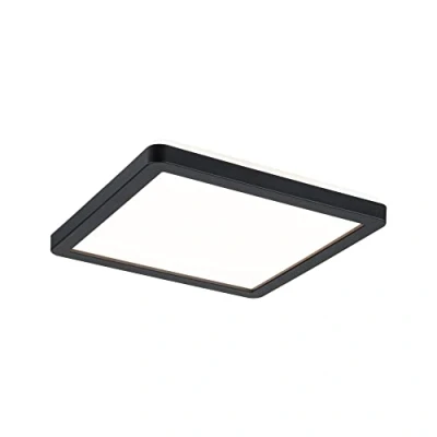 Abbildung von Paulmann 71000 LED Panel Atria Shine 190x190mm eckig incl. 1x11,2 W Warmweiß Schwarz Lichtpanel Kunststoff Deckenpanel 3000 K