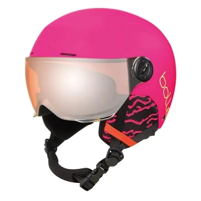 Abbildung von bollé QUIZ VISOR Hot Pink Matte S 52 55cm Orange Gun Kat 2, Skihelm, Medium, Unisex Kinder