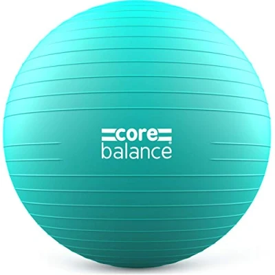 Abbildung von Core Balance, berstsicherer Gymnastikball für Fitness Yoga Schwangerschaft 55cm 65cm 75cm 85cm inkl. Luftpumpe