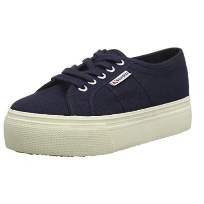 Abbildung von Superga Damen 2790ACOTW Linea UP and DOWN Sneaker, Blau (933), 37.5 EU