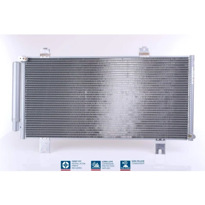 Abbildung von NISSENS 941039 Klimakondensator mit Trockner Aluminium 737 R 134a HONDA: JAZZ 4