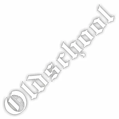 Abbildung von Oldschool Eiserne Kreuz Weiß 16 x 2,5 cm hochwertiger Aufkleber Auto Tuning OEM &amp; JDM Sticker Lustige für Stickerbomb Autoaufkleber Made in Germany