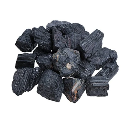 Abbildung von Schwarzer Turmalin/Schörl Wassersteine 100% naturbelassene Rohsteine 300 Gramm Lebensquelle Plus