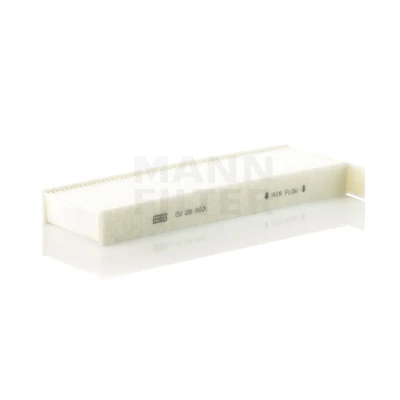 Abbildung von MANN FILTER CU 29 003 2 Innenraumfilter Partikelfilter 293 96 32 CITROËN: Berlingo II Van, C4 Grand Picasso 2, 1, PEUGEOT: Partner Van