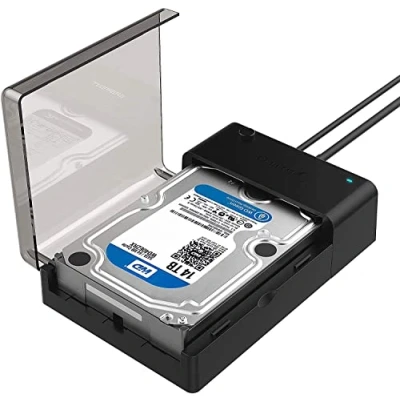 Abbildung von SABRENT Festplatten Dockingstation fur 2,5 3,5 Zoll SATA HDD &amp; SSD USB A 5Gbps (EC DFLT)