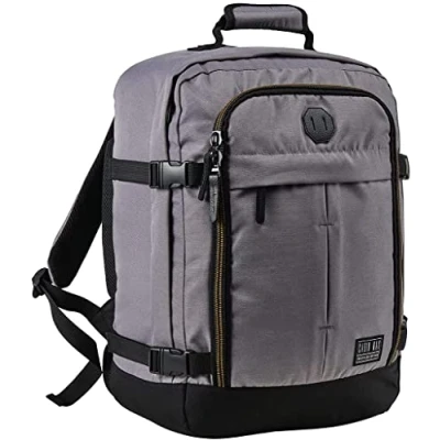 Abbildung von Cabin Max 30L Metz Rucksack Handgepäck 45 x 36 20 cm, mittelgroßer Handgepäckrucksack für Easyjet und Wizzair (Schwarz 45x36x20 cm)