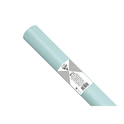 Abbildung von Clairefontaine 394027C Rolle mit 24 Bogen Seidenpapier 18g, 50x75 cm, ideal für Bastelaktivitäten, DIY Projekte und Verpackungen, wasserfest säurefrei, 1 Rolle, Himmelblau