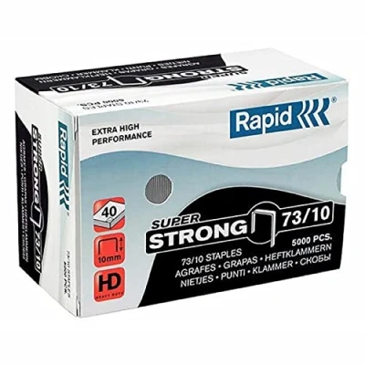 Abbildung von Rapid 24890400 Heftklammern 73/10mm Super Strong, verzinkt, 5000 Stück